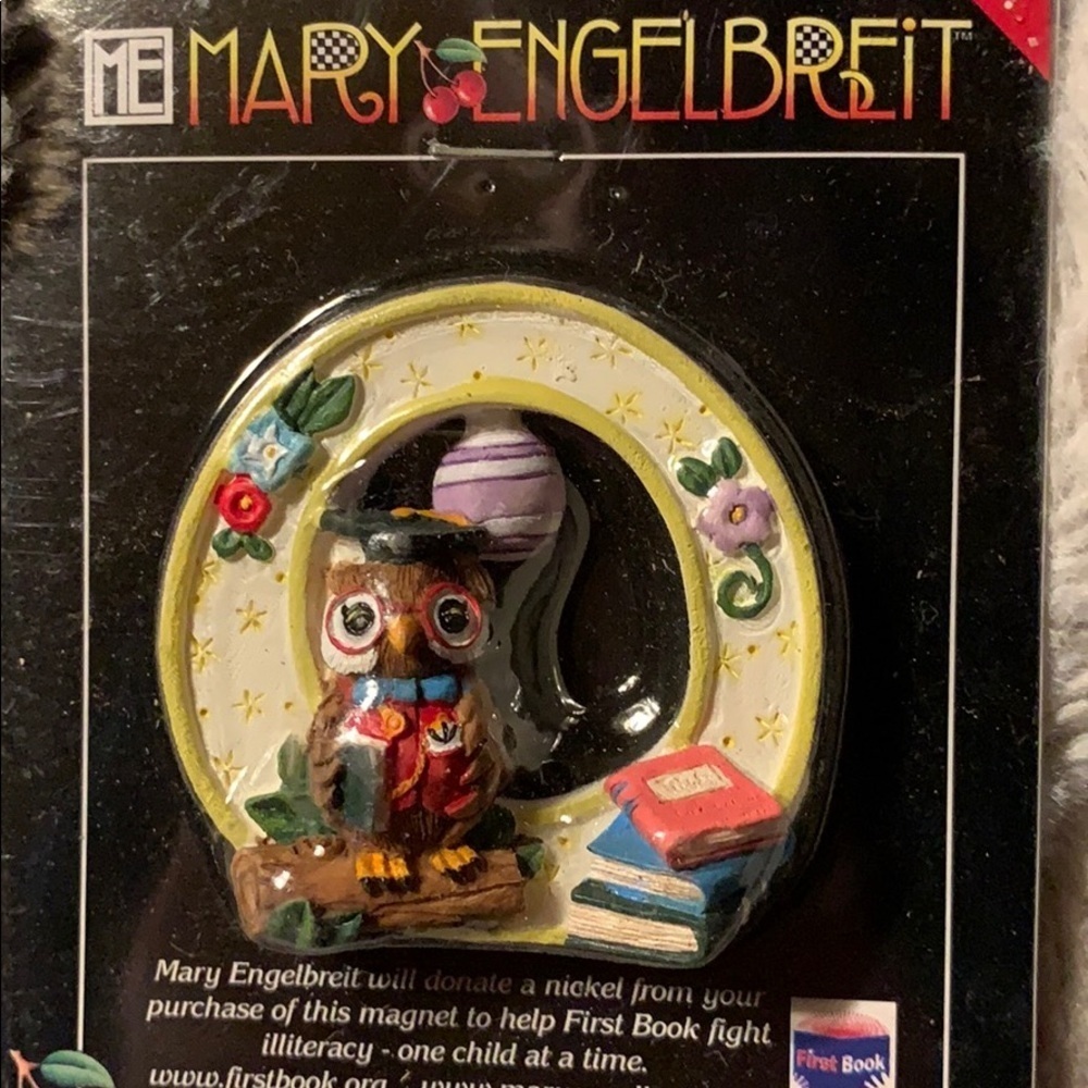 Mary Engelbreit Magnetic Letter “O” NIP
